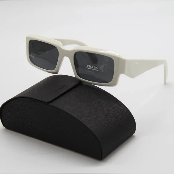 Prada | Accessories | New Prada White Squte Frame Unisex  display picture 3